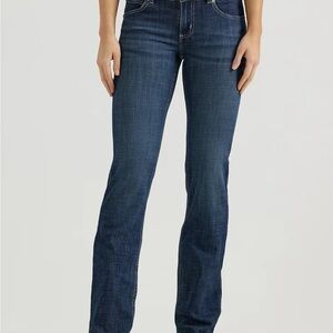 Elegant Indigo Women's Straight Leg Jeans